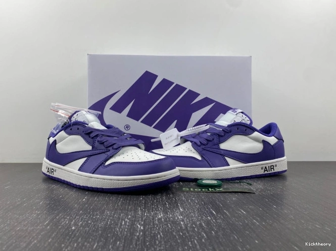 Kick Theory SCOTT JORDAN AIR DM7890-386 TRAVIS OFF-WHITE 1 CUSTOM X X 0813